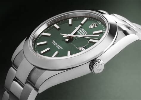 rolex green floral dial|rolex 41mm date just mint dial.